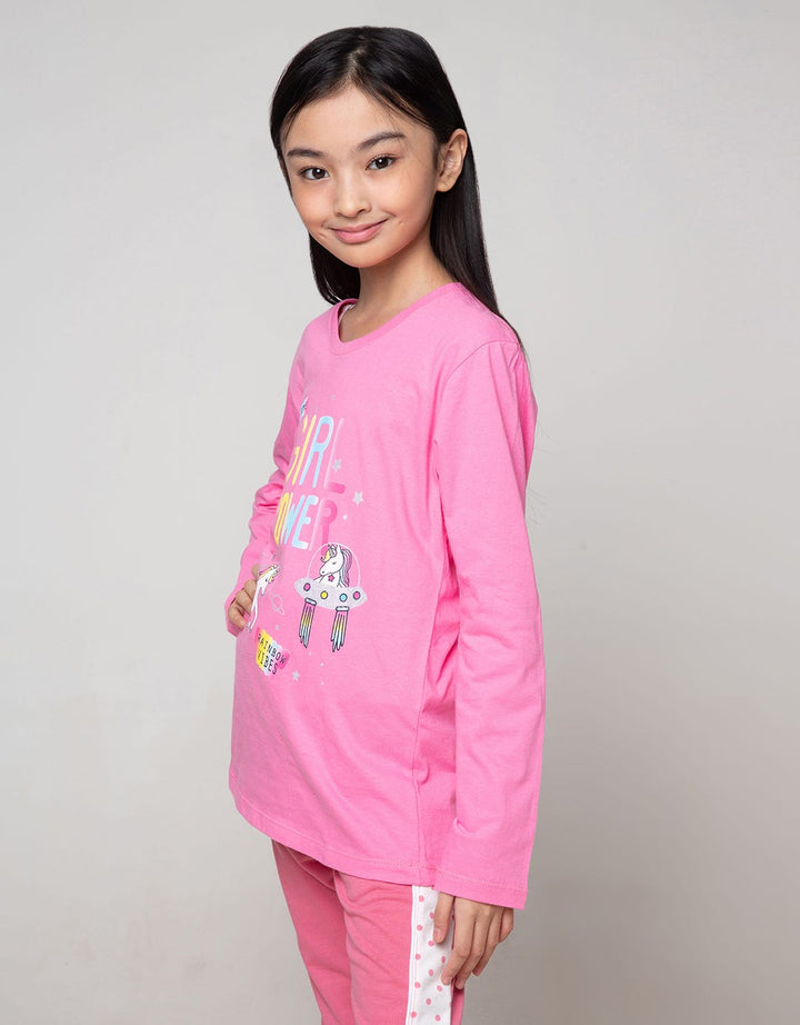 Aero Kids Long Sleeve T-Shirt Ki Unicorn Girl Power