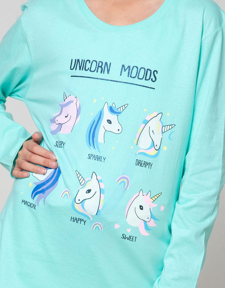 Aero Kids Long Sleeve T-Shirt Ki Unicorn Mood