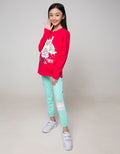 Aero Kids Long Sleeve T-Shirt Ki Llamacorn