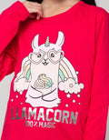 Aero Kids Long Sleeve T-Shirt Ki Llamacorn