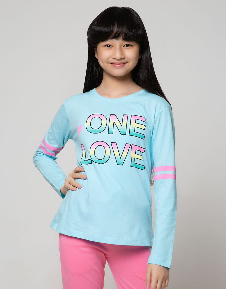 Aero Kids Long Sleeve T-Shirt Stripe One Love