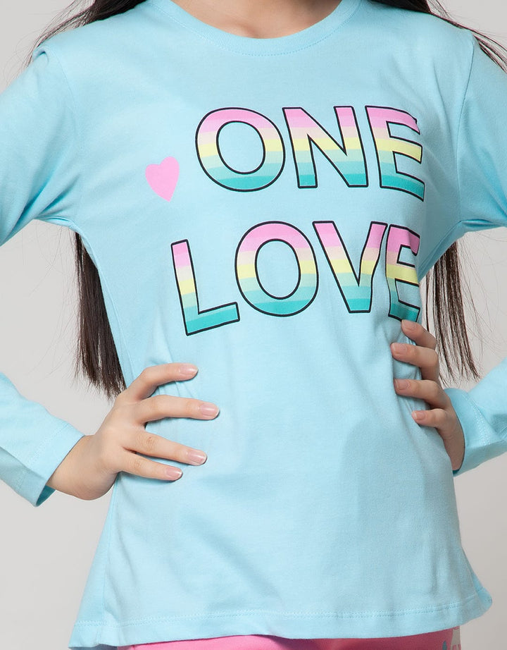 Aero Kids Long Sleeve T-Shirt Stripe One Love