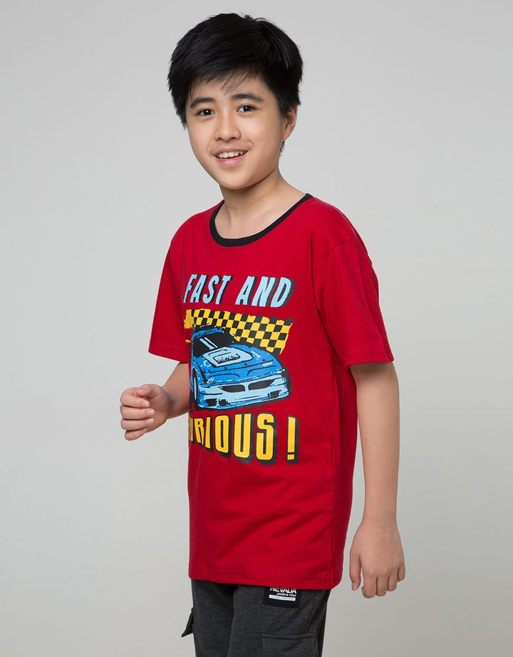 Aero Kids Short Sleeve T-Shirt Printnofloc Regu Lukis Fast And Furious