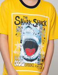 Aero Short Sleeve T-Shirt Basic Print Lukis Shark Shack