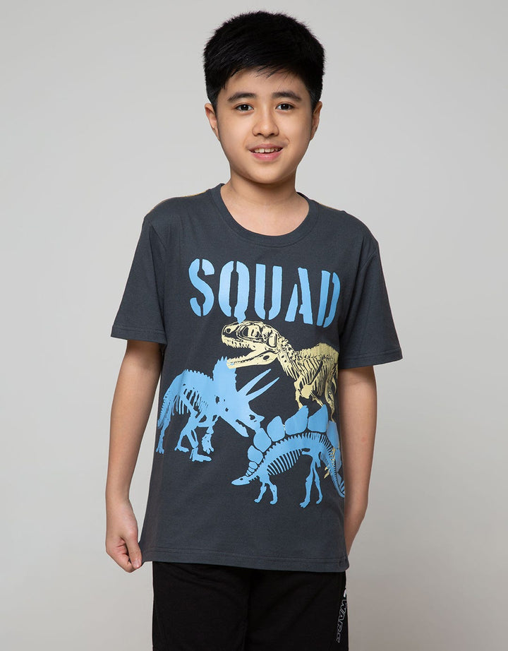 Aero Short Sleeve T-Shirt Basic Print Dino Squad