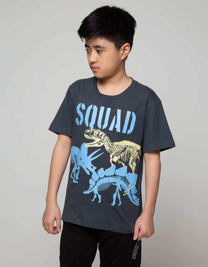 Aero Short Sleeve T-Shirt Basic Print Dino Squad