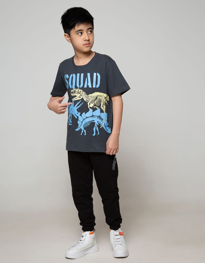 Aero Short Sleeve T-Shirt Basic Print Dino Squad