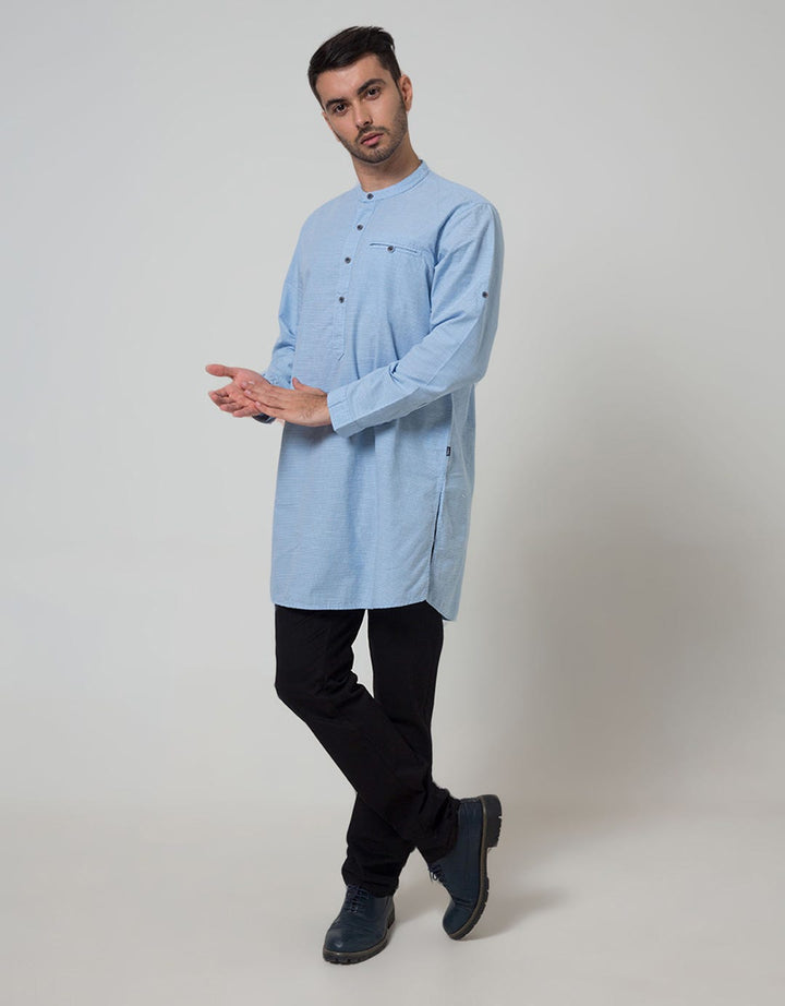 Gabs Stylish Kemeja Koko Lengan panjang Pria