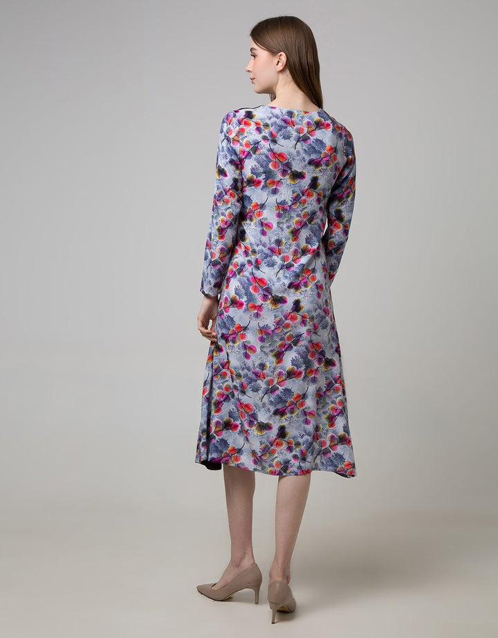 Azzar Remina Tunic Leaf Print