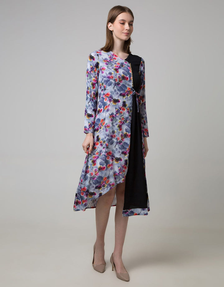 Azzar Remina Tunic Leaf Print