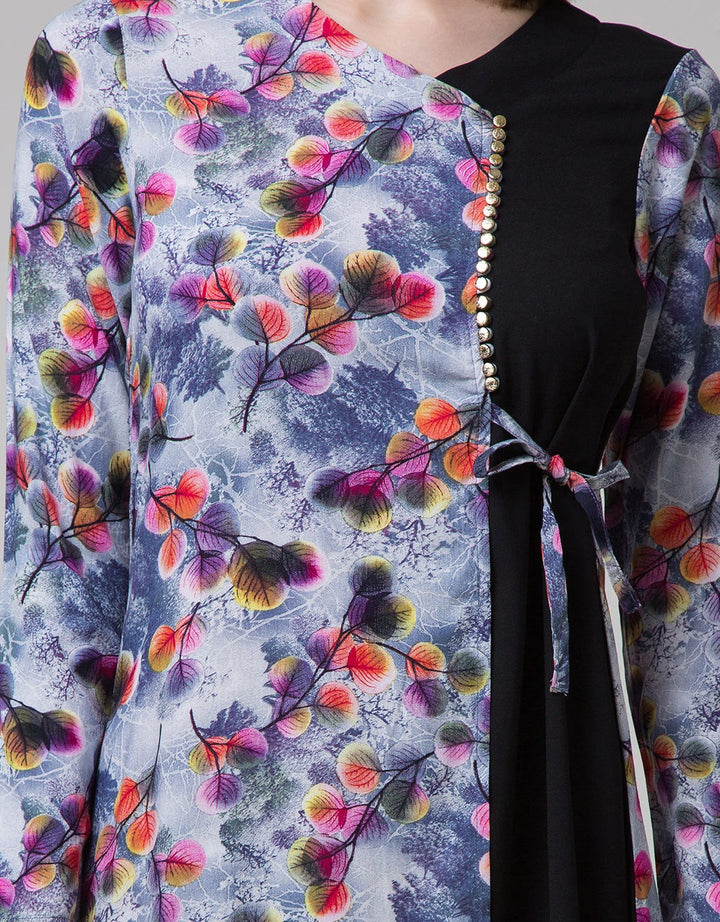 Azzar Remina Tunic Leaf Print