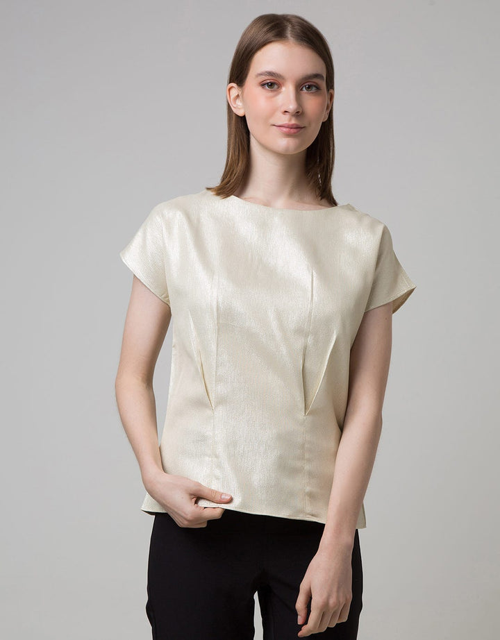 Sophitix Kiwi Blouse In Pink Glitter