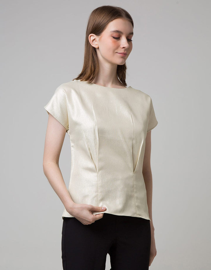 Sophitix Kiwi Blouse In Pink Glitter