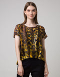 Sophistix Elio Blouse In Brown Print