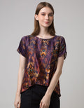 Sophistix Elio Blouse In Brown Print