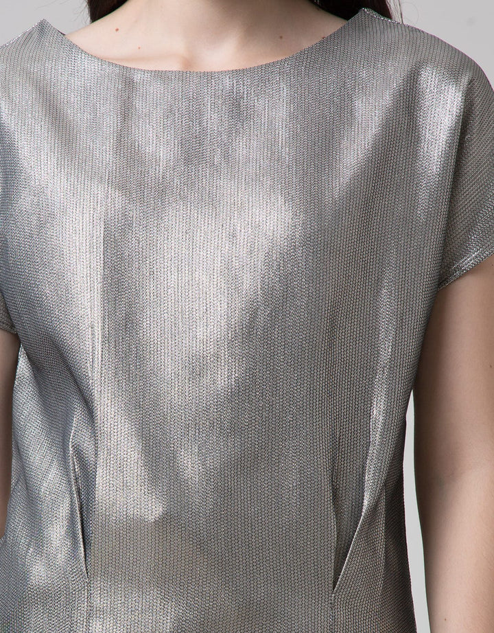 Sophitix Kiwi Blouse In Pink Glitter