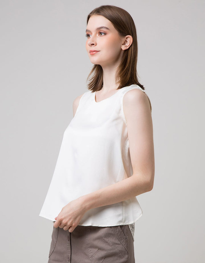 Sophistix Sharin Blouse With Lace In Black