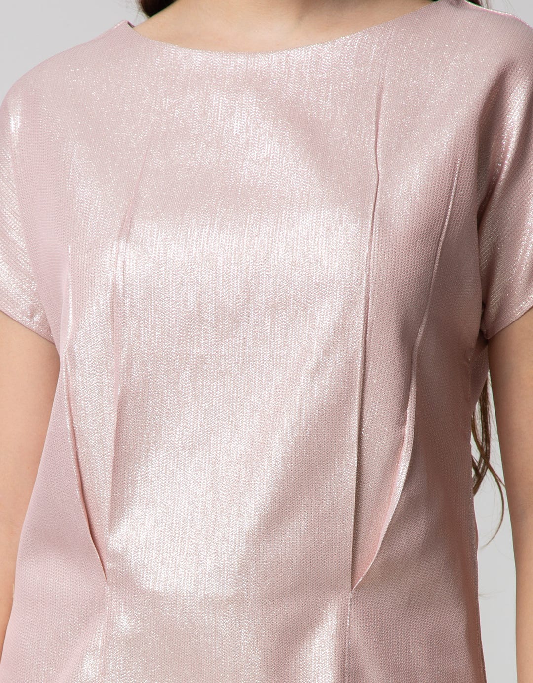 Sophitix Kiwi Blouse In Pink Glitter