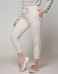 Nevada Jogger Long Pants Terry Solid Zipper