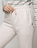 Nevada Jogger Long Pants Terry Solid Zipper