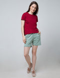 Nevada Short Pants Terry Solid Zipper Pocket
