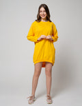 Nevada Long Sleeve Midi Dress Ns Cos