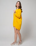 Nevada Long Sleeve Midi Dress Ns Cos