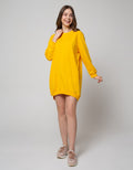 Nevada Long Sleeve Midi Dress Ns Cos