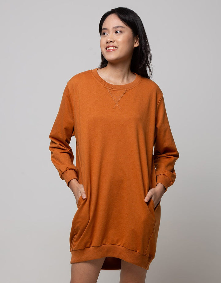 Nevada Long Sleeve Midi Dress Ns Cos