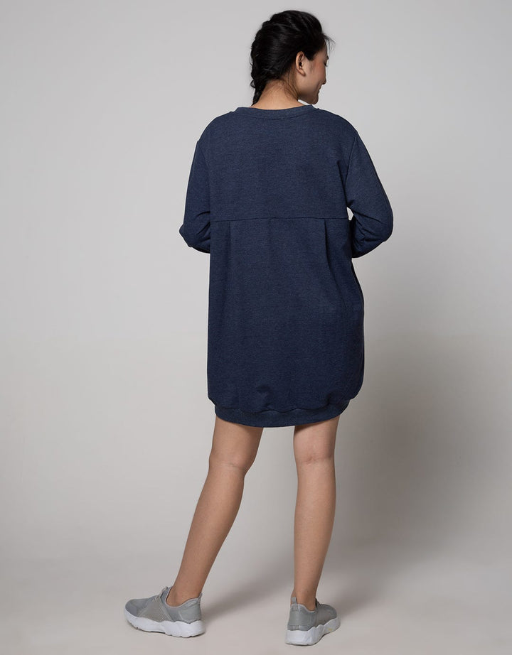 Nevada Long Sleeve Midi Dress Ns Cos
