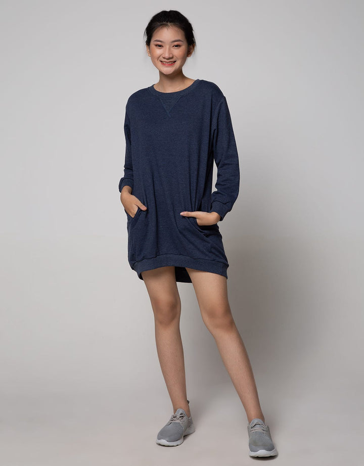 Nevada Long Sleeve Midi Dress Ns Cos