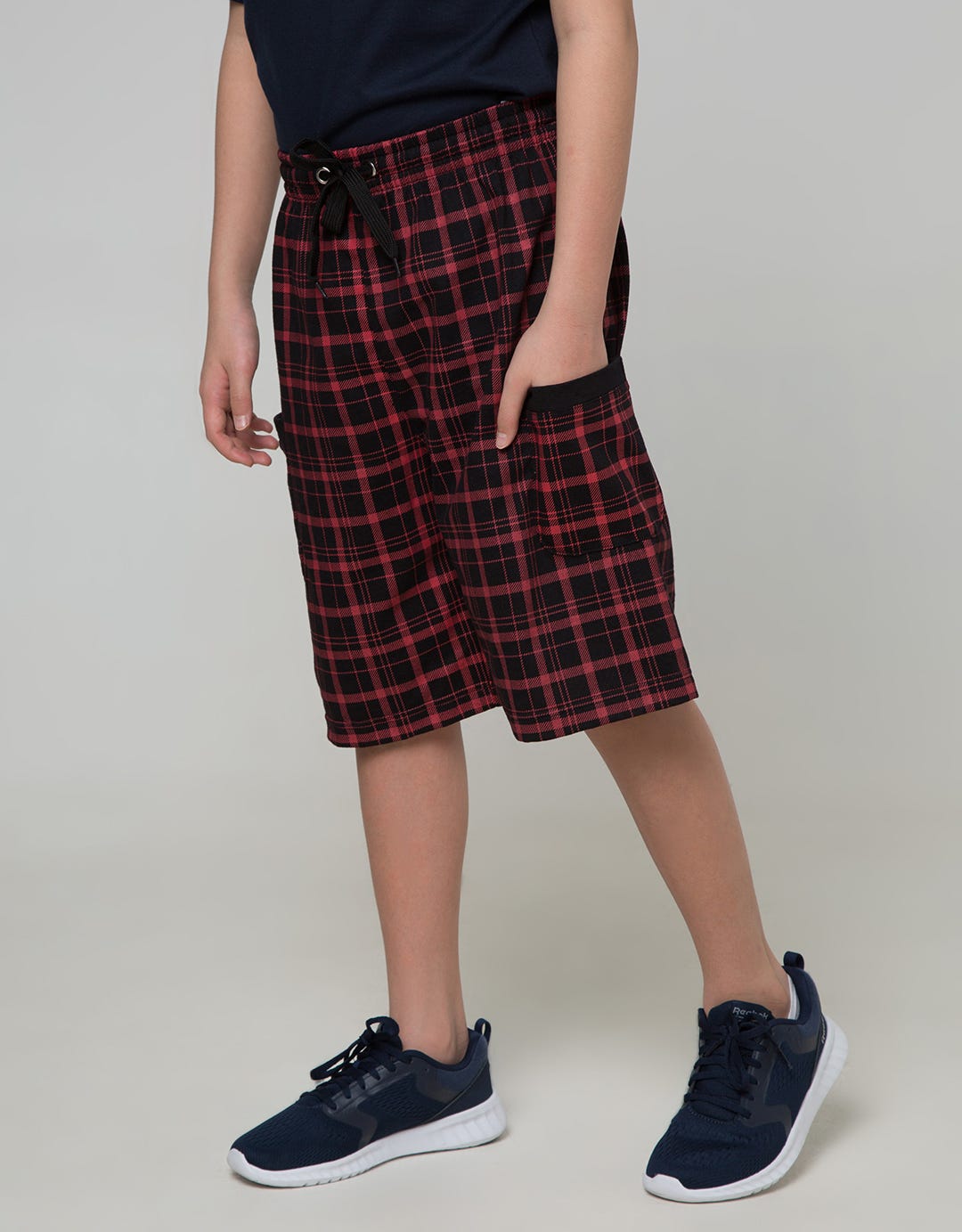 Aero Kids Shorts Pants Knit Fullprintnofloc Tade Regu Check