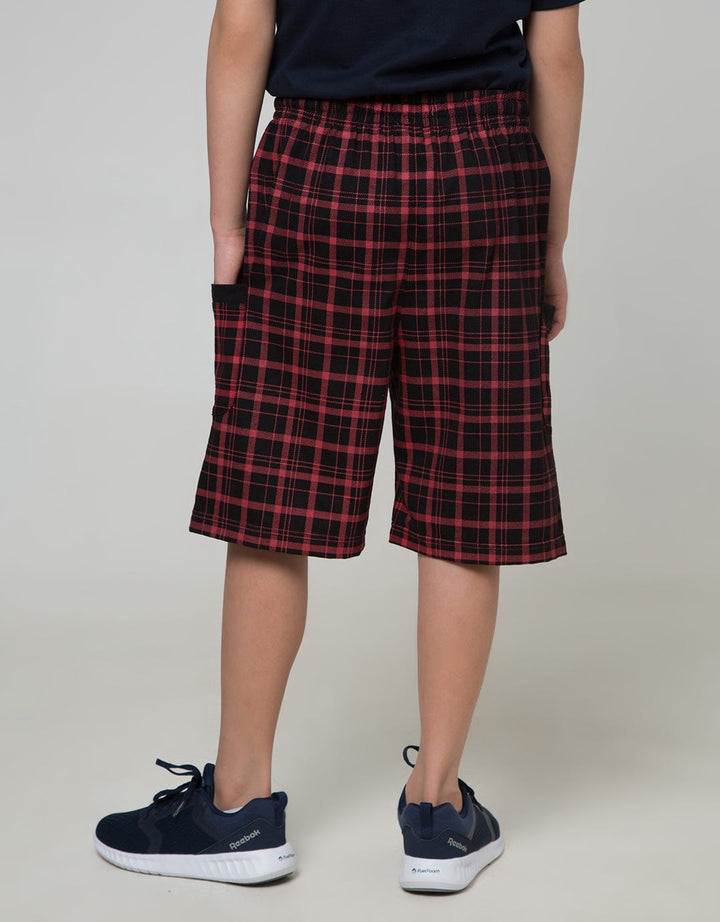 Aero Kids Shorts Pants Knit Fullprintnofloc Tade Regu Check
