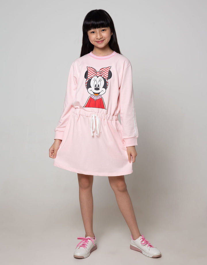 Disney Long Sleeve Midi Dress Minnie Pita Festival Vibes