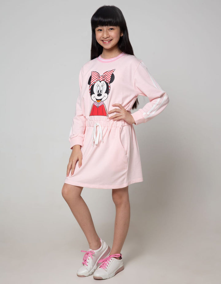 Disney Long Sleeve Midi Dress Minnie Pita Festival Vibes