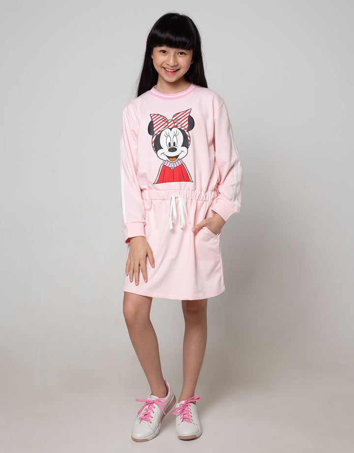 Disney Long Sleeve Midi Dress Minnie Pita Festival Vibes