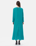 MKY Clothing V-Flower Embroidery Gamis Dress
