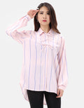 MKY Clothingﾂ Triple Ribbon Shirt in Pink