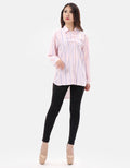 MKY Clothingﾂ Triple Ribbon Shirt in Pink