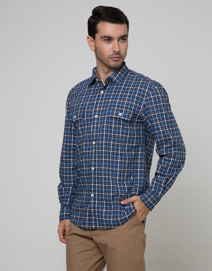 Gab's Kemeja Fancy Panjang Plaid