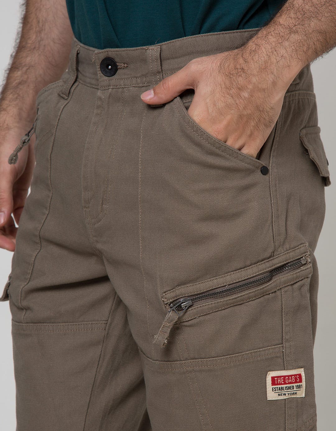 Gab's Cargo Short Pants Established 1981