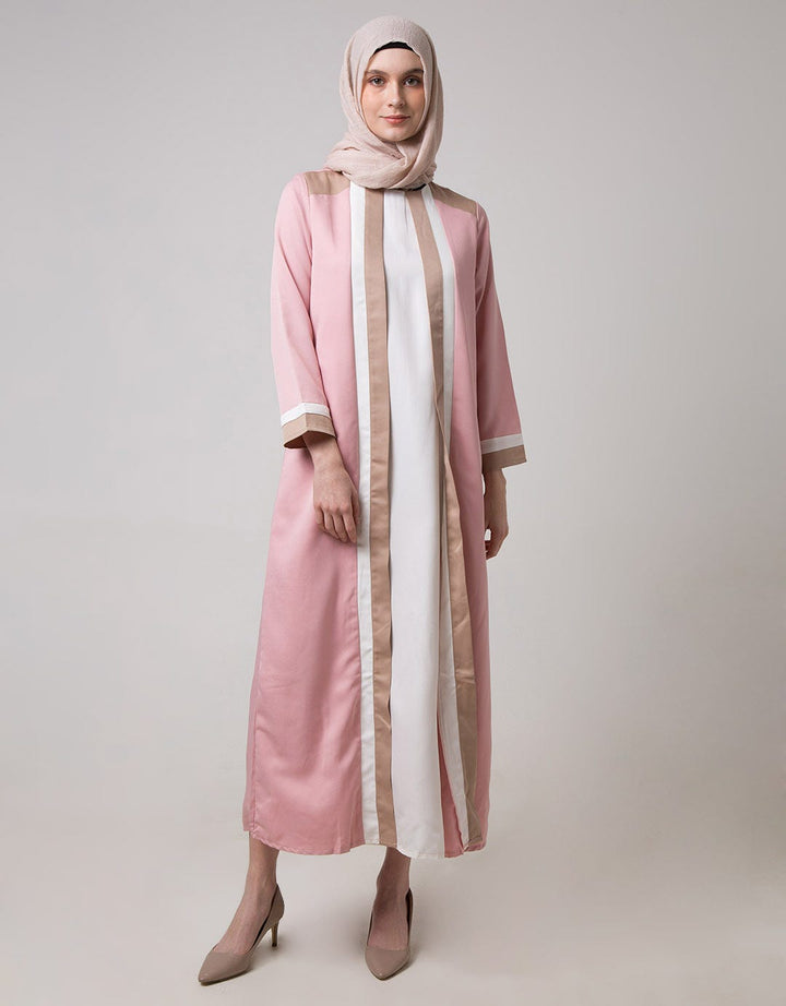 Come Colorblock Layer Dress