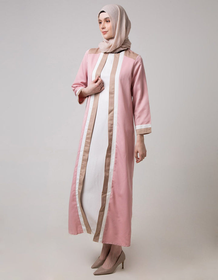 Come Colorblock Layer Dress