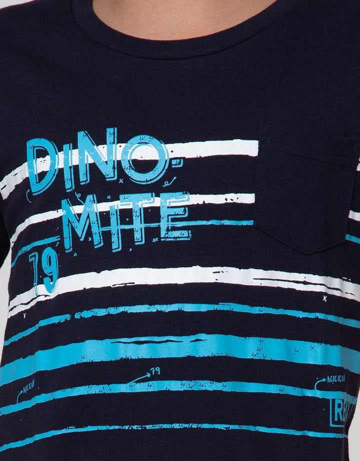 Little M Short Sleeve T-Shirt Dinomite 79 Kantong