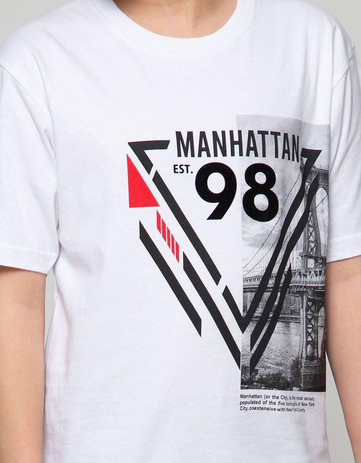 Nevada Short Sleeve T-Shirt Ss Ki Manhattan