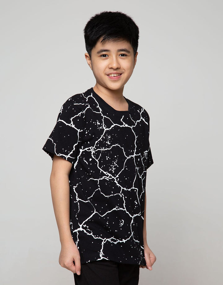 Nevada Kids Short Sleeve T-Shirt Fullprint Cracking