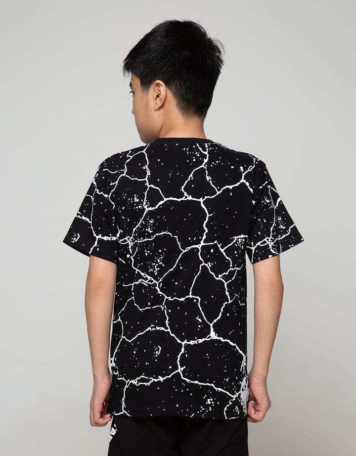 Nevada Kids Short Sleeve T-Shirt Fullprint Cracking