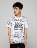 Nevada Kids Short Sleeve T-Shirt Fullprint Good Decision