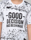 Nevada Kids Short Sleeve T-Shirt Fullprint Good Decision