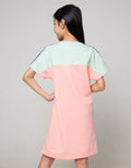 Aero Short Sleeve Midi Dress Happy